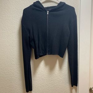 Brandy Melville Black Arden Hoodie